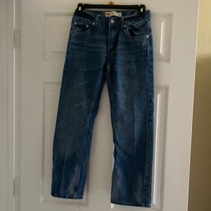 Boys Levi’s 505 regular jeans size 12 reg (26x26)